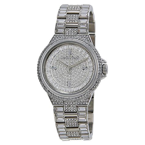 michael kors pave watch silver|Michael Kors pave.